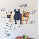 Sticker decorativ, Dog, Woof, 125 cm, 771STK