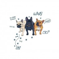 Sticker decorativ, Dog, Woof, 125 cm, 771STK Sticker decorativ, Dog, Woof, 125 cm, 771STK