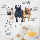 Sticker decorativ, Dog, Woof, 125 cm, 771STK
