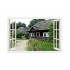 Sticker decorativ, Fereastra 3D, Casa, 85 cm, 637STK