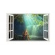 Sticker decorativ, Fereastra 3D, Cascada, 85 cm, 616STK Sticker decorativ, Fereastra 3D, Cascada, 85 cm, 616STK