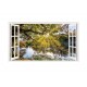 Sticker decorativ, Fereastra 3D, Lac, 85 cm, 524STK Sticker decorativ, Fereastra 3D, Lac, 85 cm, 524STK