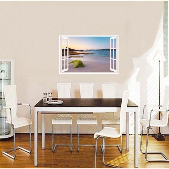 Sticker decorativ, Fereastra 3D, Mare, 85 cm, 664STK