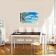 Sticker decorativ, Fereastra 3D, Mare, 85 cm, 677STK