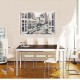 Sticker decorativ, Fereastra 3D, Masina, 85 cm, 511STK