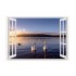 Sticker decorativ, Fereastra 3D, Ocean, 85 cm, 555STK