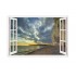 Sticker decorativ, Fereastra 3D, Ocean, 85 cm, 589STK
