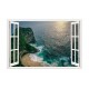 Sticker decorativ, Fereastra 3D, Ocean, 85 cm, 590STK Sticker decorativ, Fereastra 3D, Ocean, 85 cm, 590STK