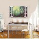Sticker decorativ, Fereastra 3D, Padure, 85 cm, 541STK