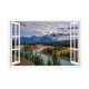 Sticker decorativ, Fereastra 3D, Parcul National Jasper, 85 cm, 688STK