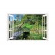 Sticker decorativ, Fereastra 3D, Pod, 85 cm, 639STK