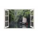 Sticker decorativ, Fereastra 3D, Yangtze River, 85 cm, 572STK