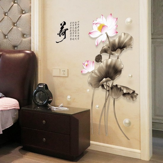 Sticker decorativ, Flori, 112 cm, 751STK