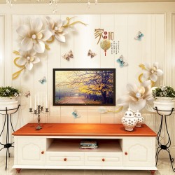 Sticker decorativ, Flori , 168 cm, 801STK