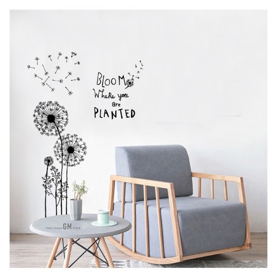 Sticker decorativ, Flori, Bloom, 110 cm, 731STK