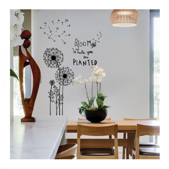 Sticker decorativ, Flori, Bloom, 110 cm, 731STK