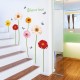 Sticker decorativ, Flori Gerbera, 125 cm, 803STK