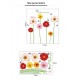Sticker decorativ, Flori Gerbera, 125 cm, 803STK