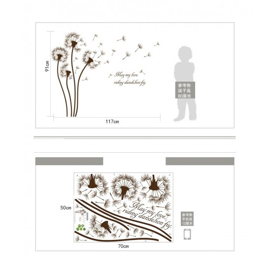 Sticker decorativ, Flori, My Love, 117 cm, 715STK Sticker decorativ, Flori, My Love, 117 cm, 715STK