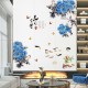 Sticker decorativ, Flori albastre, 130 cm, 802STK