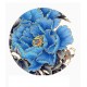 Sticker decorativ, Flori albastre, 130 cm, 802STK