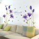 Sticker decorativ, Flori albastre, 160 cm, 744STK