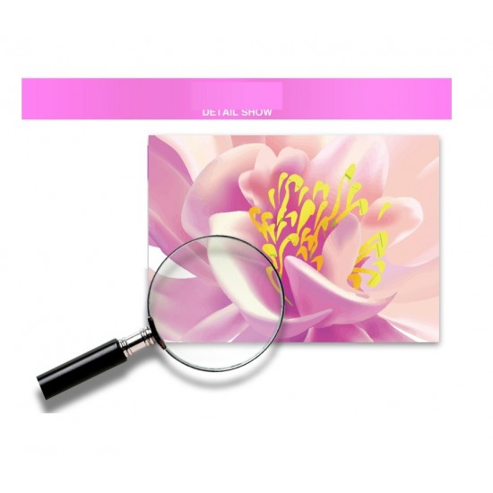 Sticker decorativ, Flori mov, 127 cm, 790STK