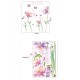Sticker decorativ, Flori mov, 127 cm, 790STK