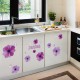 Sticker decorativ, Flori mov, 130 cm, 787STK
