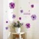 Sticker decorativ, Flori mov, 130 cm, 787STK