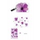 Sticker decorativ, Flori mov, 130 cm, 787STK