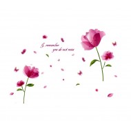 Sticker decorativ, Flori mov, 176 cm, 733STK
