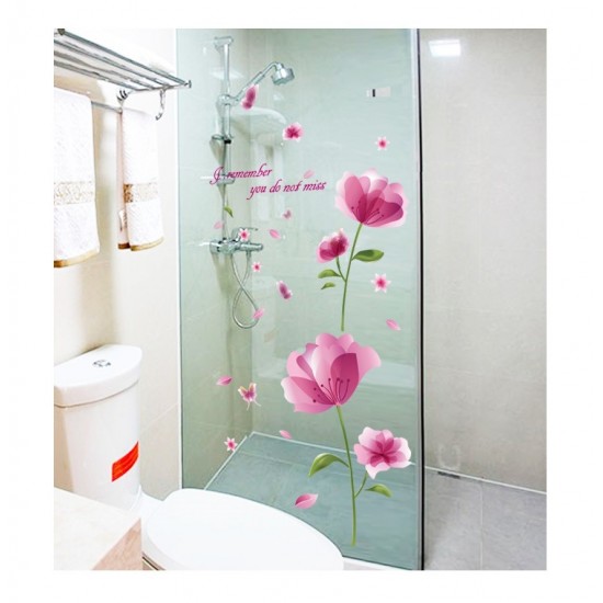 Sticker decorativ, Flori mov, 176 cm, 733STK Sticker decorativ, Flori mov, 176 cm, 733STK