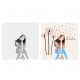 Sticker decorativ, Flori papadie, 120 cm, 808STK