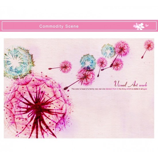 Sticker decorativ, Flori papadie, 120 cm, 808STK