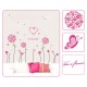 Sticker decorativ, Flori roz, 130 cm, 702STK Sticker decorativ, Flori roz, 130 cm, 702STK