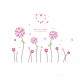 Sticker decorativ, Flori roz, 130 cm, 702STK Sticker decorativ, Flori roz, 130 cm, 702STK