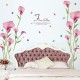 Sticker decorativ, Flori roz, 155 cm, 746STK