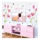 Sticker decorativ, Flori roz, 160 cm, 743STK Sticker decorativ, Flori roz, 160 cm, 743STK