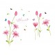 Sticker decorativ, Flori roz, 160 cm, 743STK Sticker decorativ, Flori roz, 160 cm, 743STK