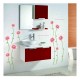 Sticker decorativ, Flori roz, 187 cm, 732STK Sticker decorativ, Flori roz, 187 cm, 732STK