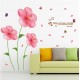 Sticker decorativ, Flori roz, 200 cm, 779STK