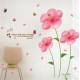 Sticker decorativ, Flori roz, 200 cm, 779STK