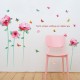 Sticker decorativ, Flori roz, 202 cm, 805STK