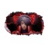 Sticker decorativ, Gaura in perete 3D, Anime, 85 cm, 1015STK
