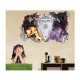 Sticker decorativ, Gaura in perete 3D, Uchiha-Uzumaki, 85 cm, 1017STK-2 Sticker decorativ, Gaura in perete 3D, Uchiha-Uzumaki, 85 cm, 1017STK-2
