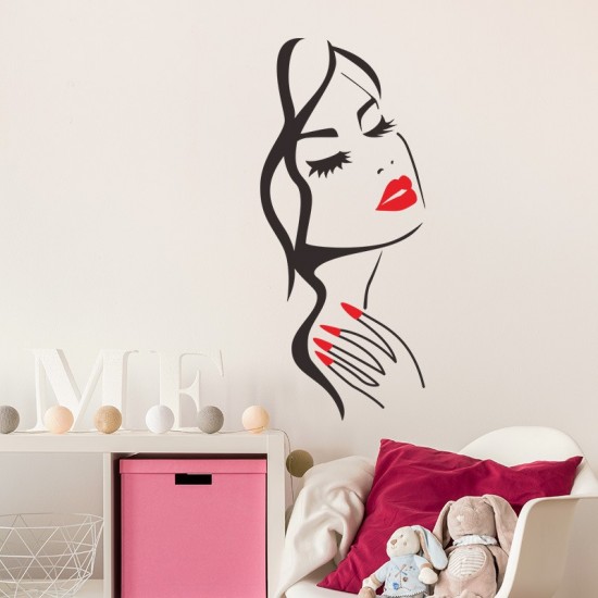 Sticker decorativ, Girl, 57 cm, 820STK