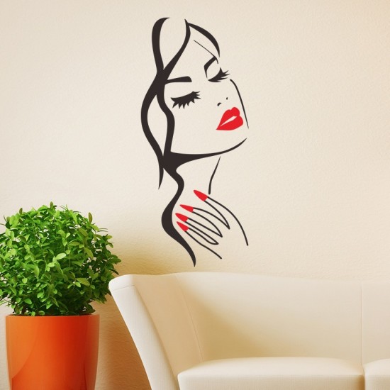 Sticker decorativ, Girl, 57 cm, 820STK