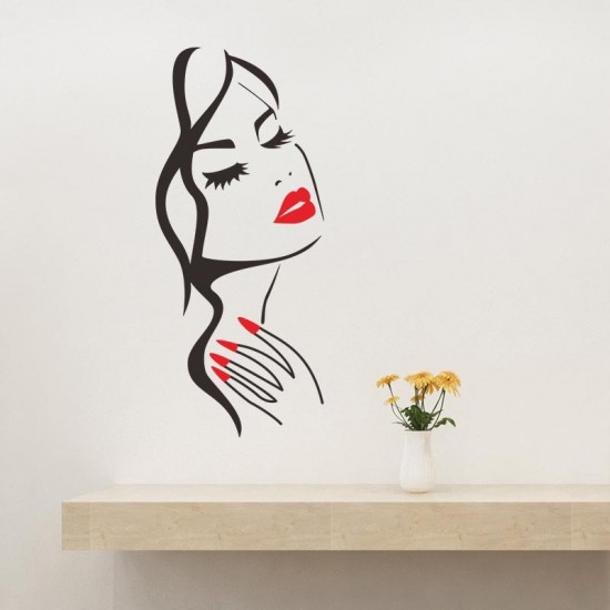 Sticker decorativ, Girl, 57 cm, 820STK