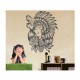 Sticker decorativ, Indian girl, 80 cm, 1078STK